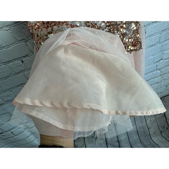 Girls Tutu Skirt and Sequin Party‎ Skirt and Top Set Size 7 - Picture 5 of 8